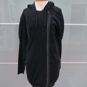 All Saints Black Ridley Hoodie